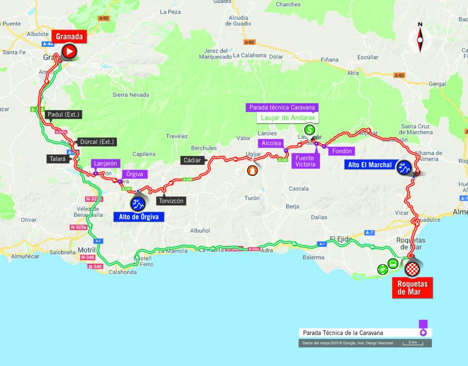 Vuelta 2018 Carte14