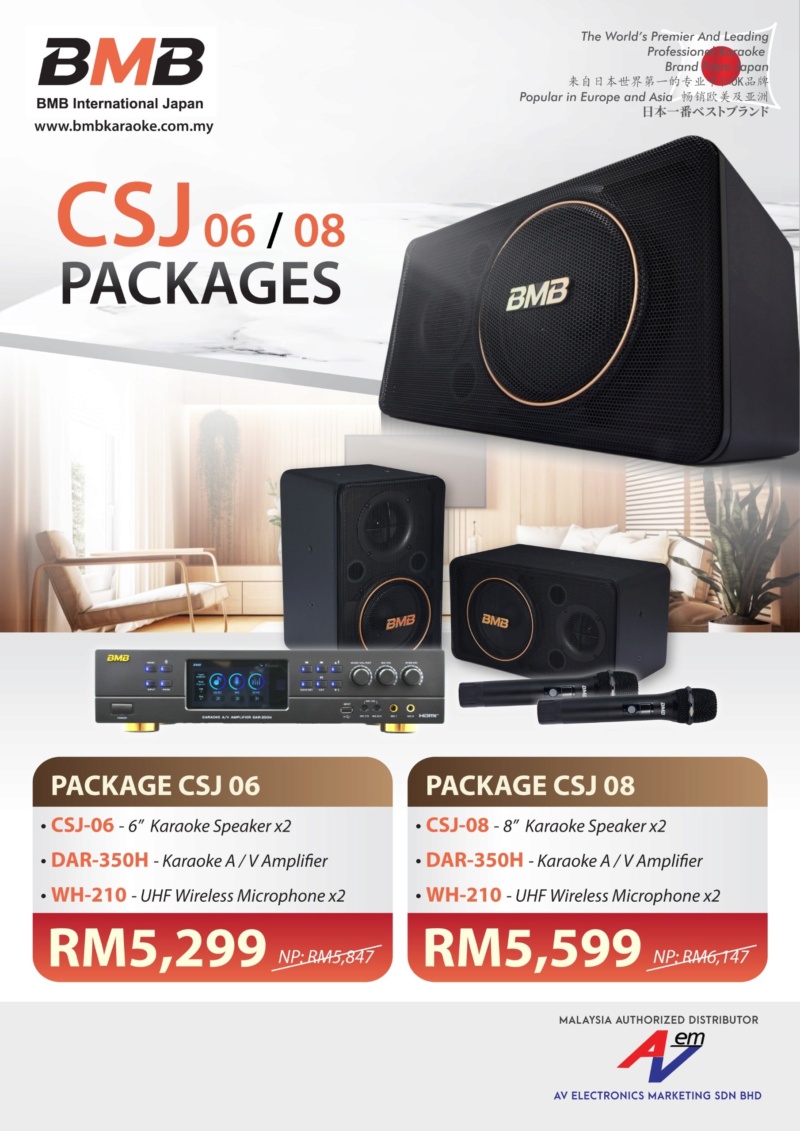 BMB CSJ-06 Karaoke Package 06n0810