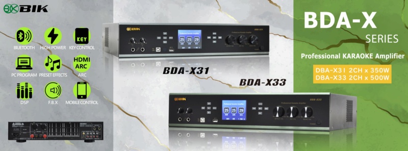 BIK BDA-X31 Karaoke Amplifier A22