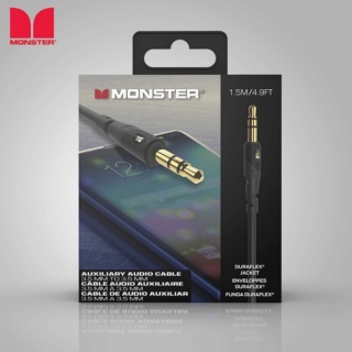 Monster Essentials 3.5mm to 3.5mm Audio Interconnect Cable 3Meter Es_739