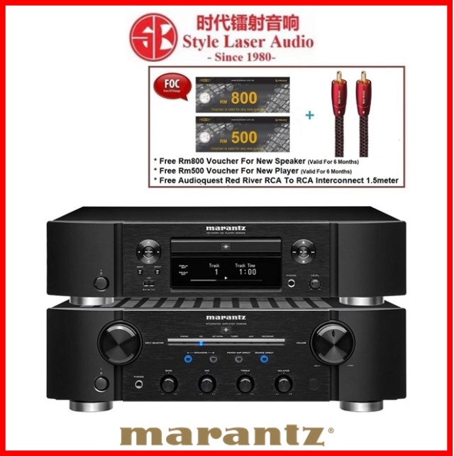 Marantz PM8006 Integrated Amplifier & ND8006 Network Music /CD Player Made In Japan Es_ma106