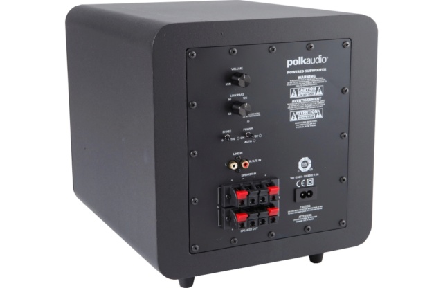 Polk Audio PSW 111 8-Inch 300 Watt Compact Powered Subwoofer Es_pol14