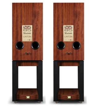 Wharfedale Linton 85th Anniversary Bookshelf Speakers with Stands Es_wha75