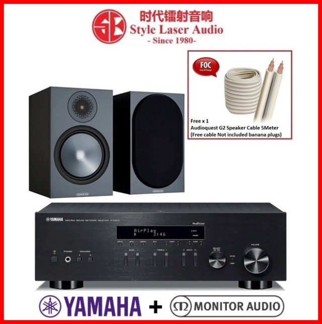 Yamaha R-N303 + Monitor Audio Bronze 50 6G Hi-Fi System Package Es_ya108