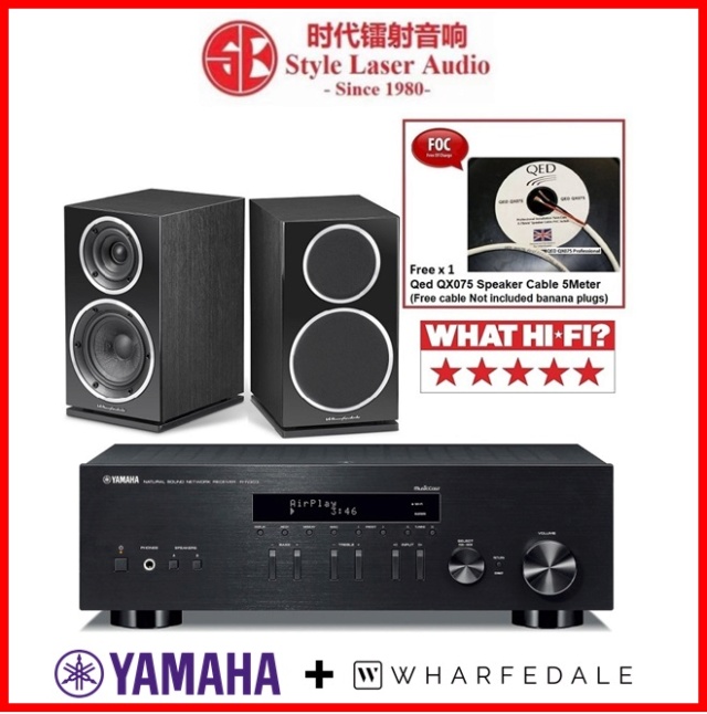 Yamaha R-N303 + Wharfedale Diamond 220 Hi-Fi System Package Es_yam99