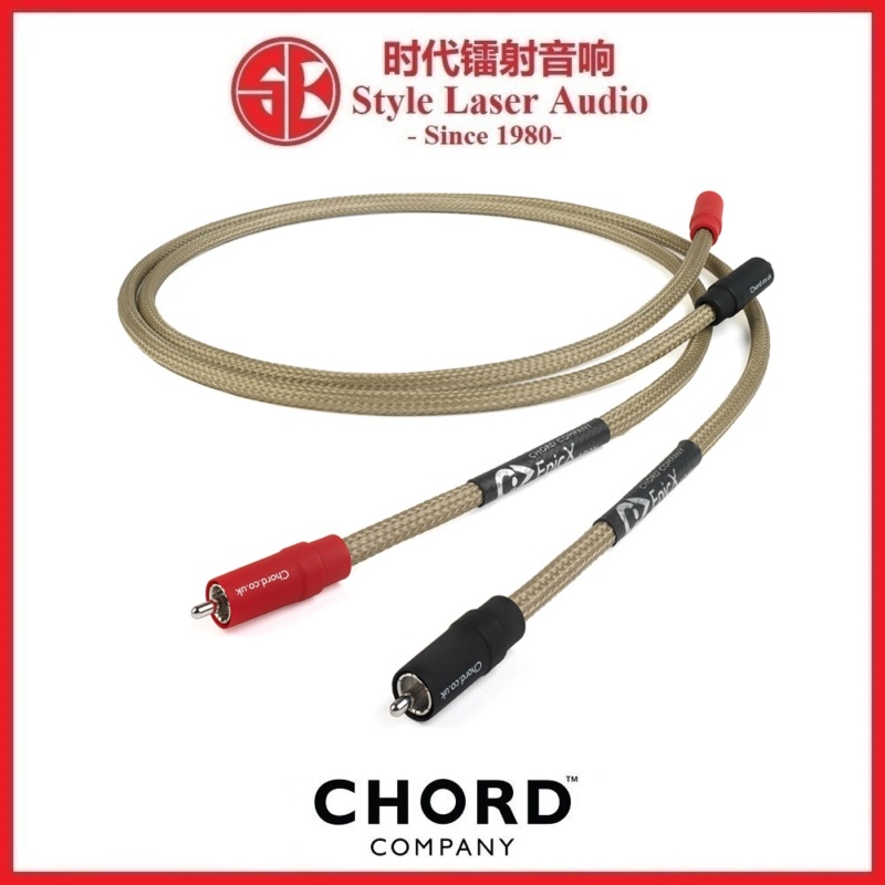 Chord EpicX ARAY Analogue RCA Interconnect 1.5Meter Made in England L138