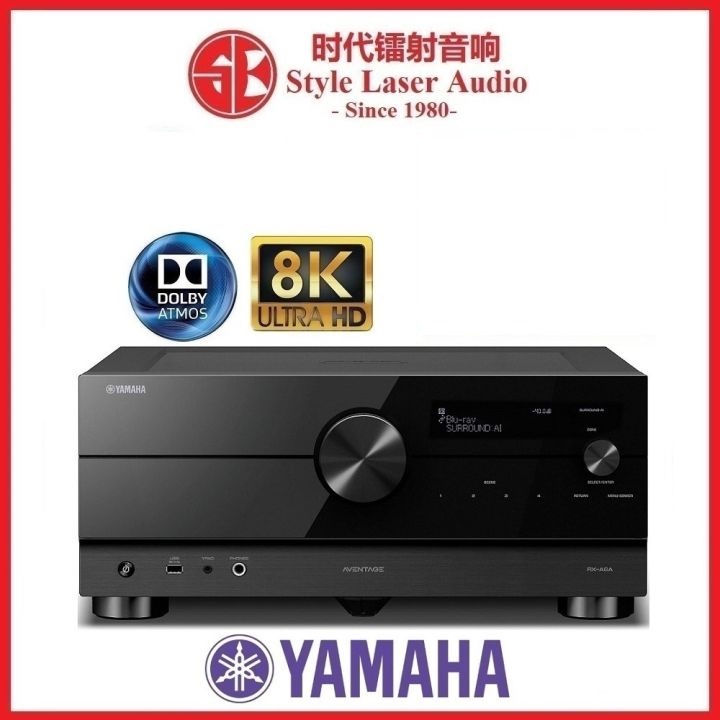 Yamaha Aventage RX-A6A 9.2Ch 8K Atmos Network AV Receiver (PL) Meki10