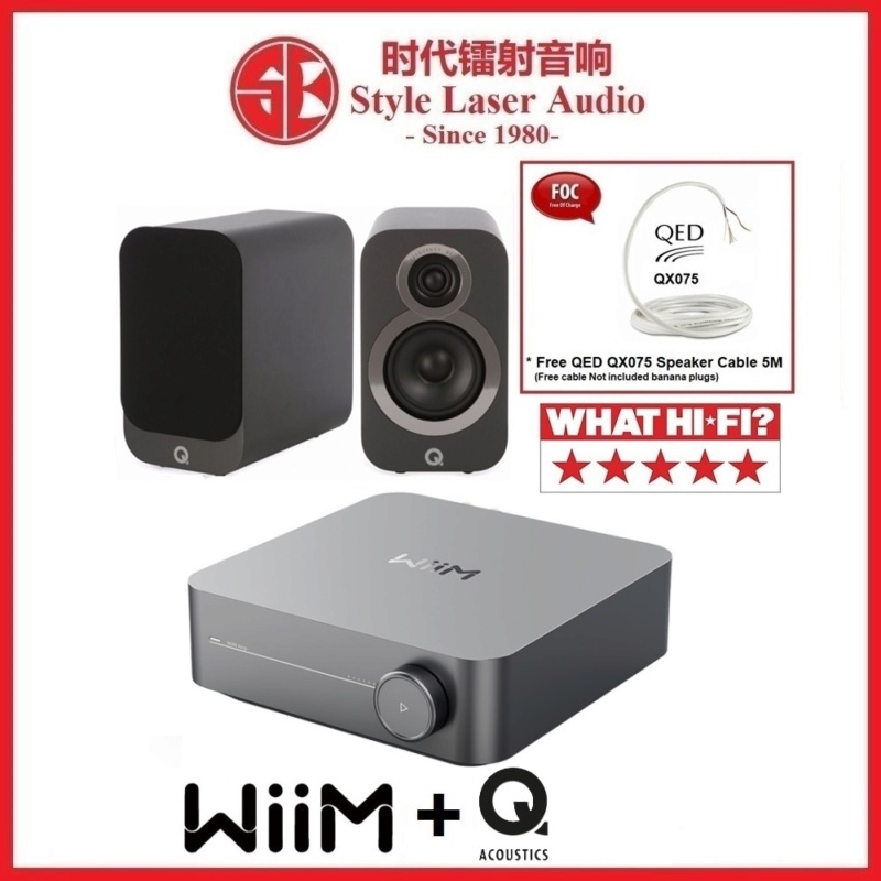 WiiM Amp + Q Acoustics Q3010i Hi-Fi System Package Q_acou10