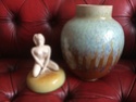 Unusual ginger jar with a naked lady, KP mark Img_1411