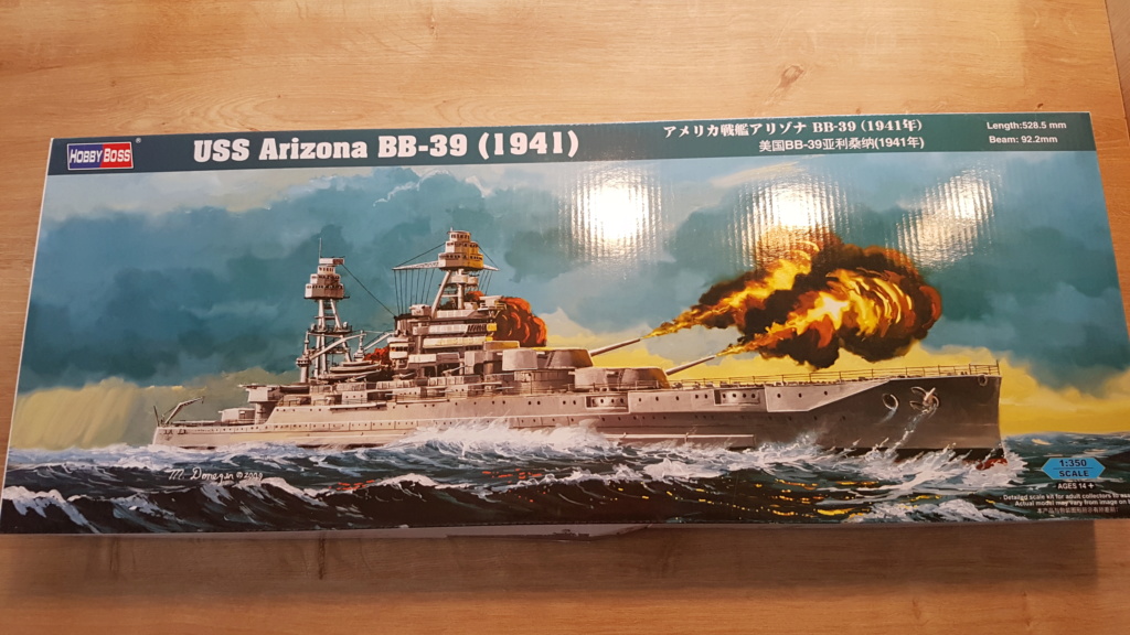 USS Arizona BB39 (cuirassé classe Pennsylvania) 1/350 20180411