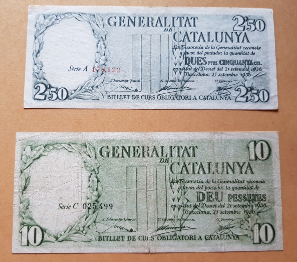 pesetas 1936 Generalitat 20200114