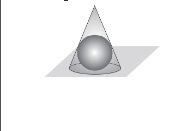 volume da esfera inscrita no cone 2018-012