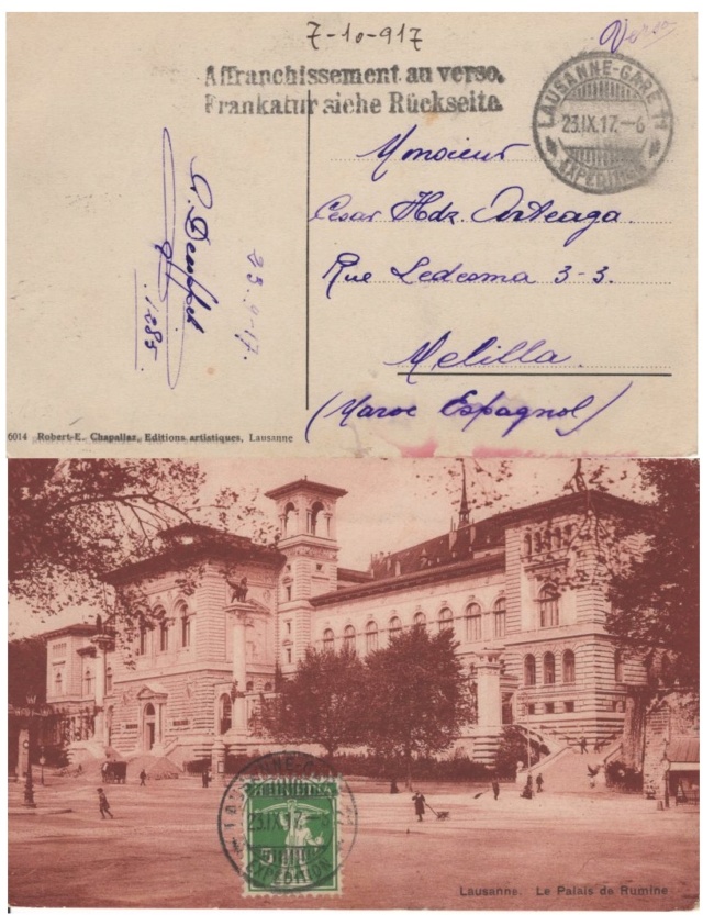 Die Poststempel von Lausanne Lausan11