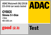 Cybex Sirona S i-size rewiev Adac-e10