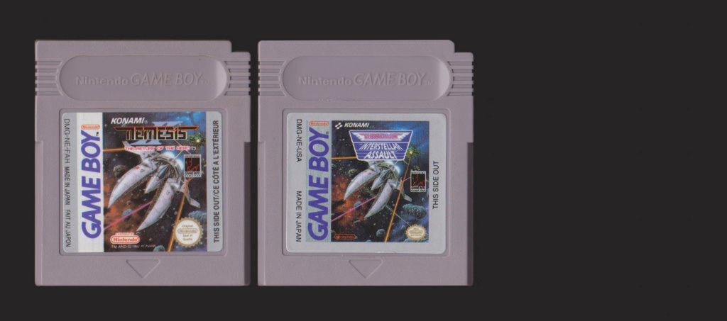 Jeux Gameboy : cartouches et variantes Nemesi12