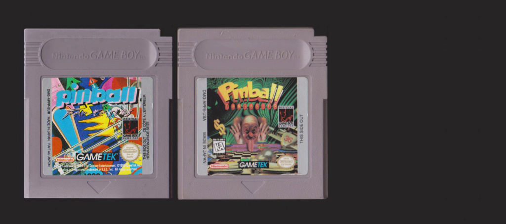 Jeux Gameboy : cartouches et variantes Pinbal10