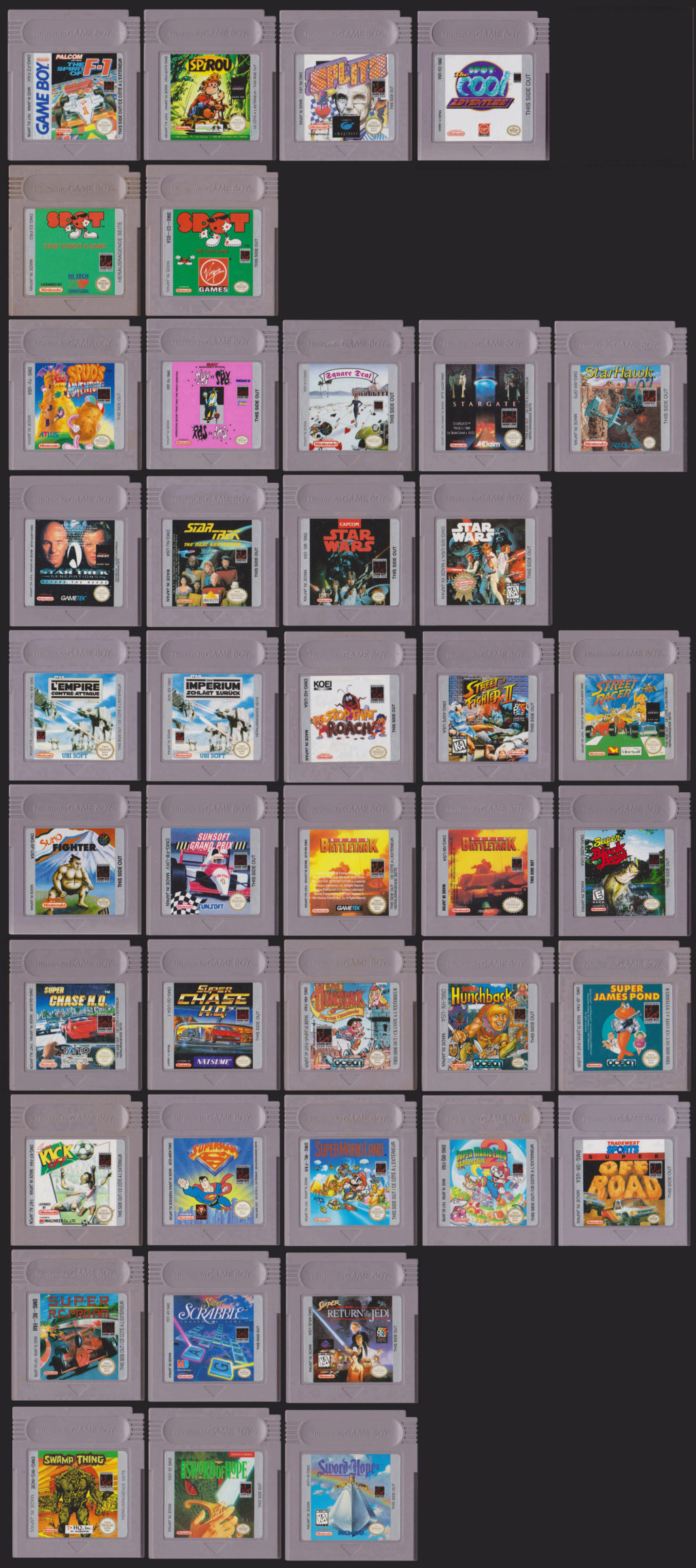 Collection Gameboy S210
