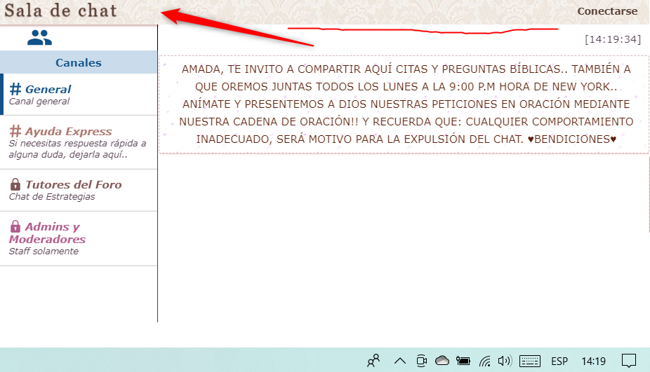 Chatbox desplegable y que se vea bien la zona de escribir, queda debajo de la barra de tareas 2020-128