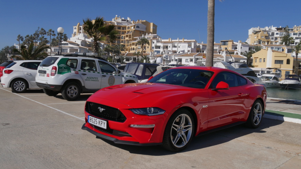 Mustang GT 2019 en el Puerto Deportivo de Cabopino P1100331