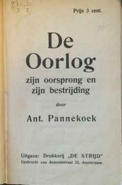 La guerra interimperialista. Tres textos de 1914 - 1918 de Anton Pannekoek D10