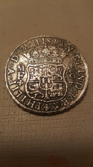 8 Reales de 1741 de Felipe V  (Hollandia, 1743) 12020012