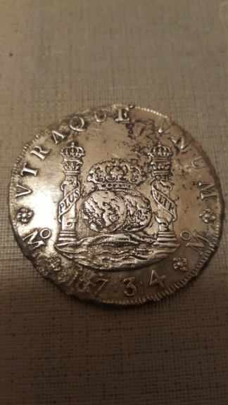 8 Reales de Felipe V de 1734 (Hollandia, 1743) 20210216
