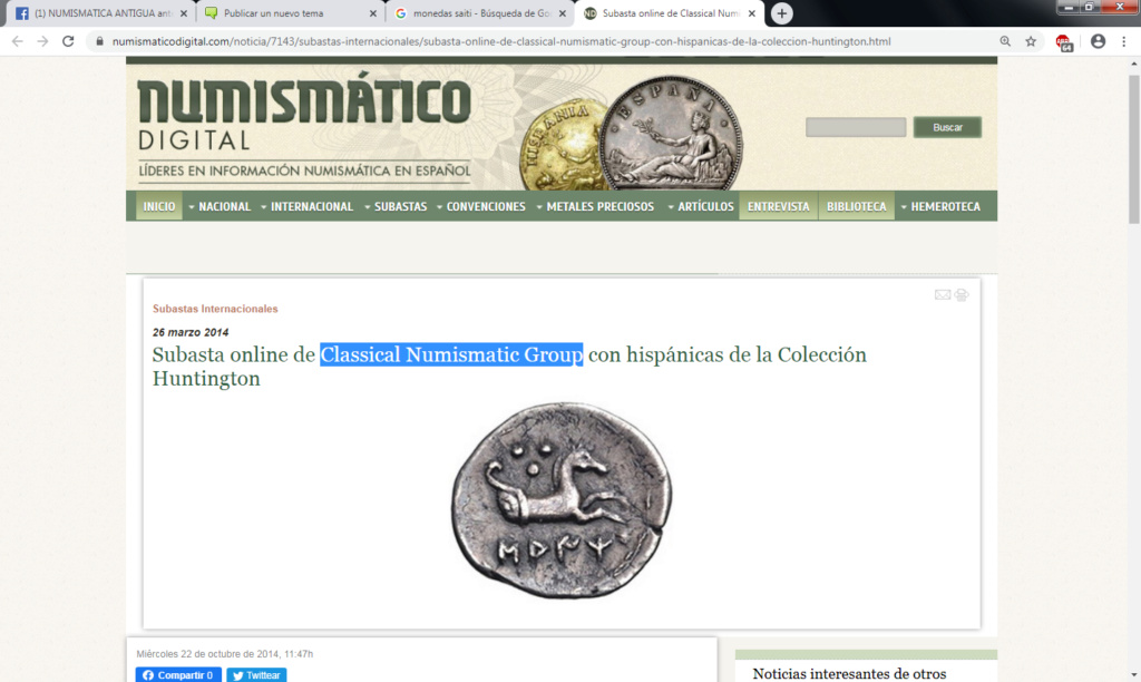 Classical Numismatic Group 26/3/14 y su inédito engendro de Saiti Saiti110