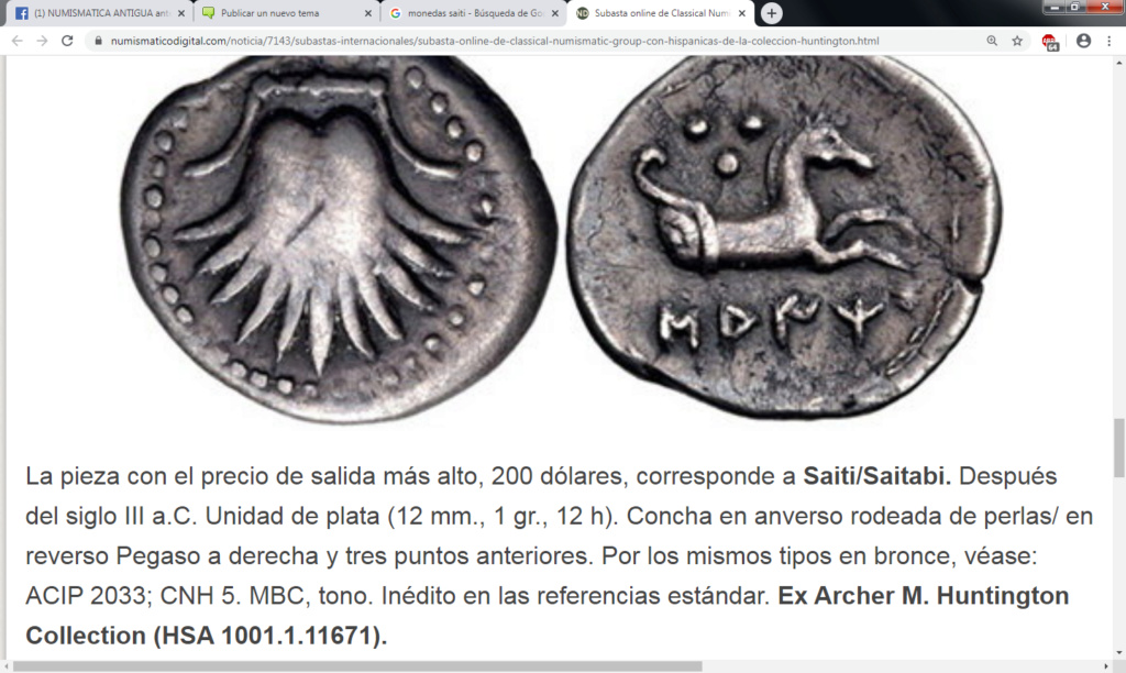 Classical Numismatic Group 26/3/14 y su inédito engendro de Saiti Saiti210