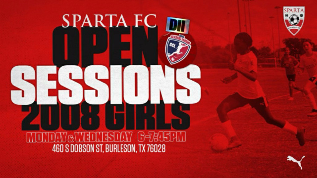 SPARTA FC 08 GIRLS - Open Practice Update Sparta17