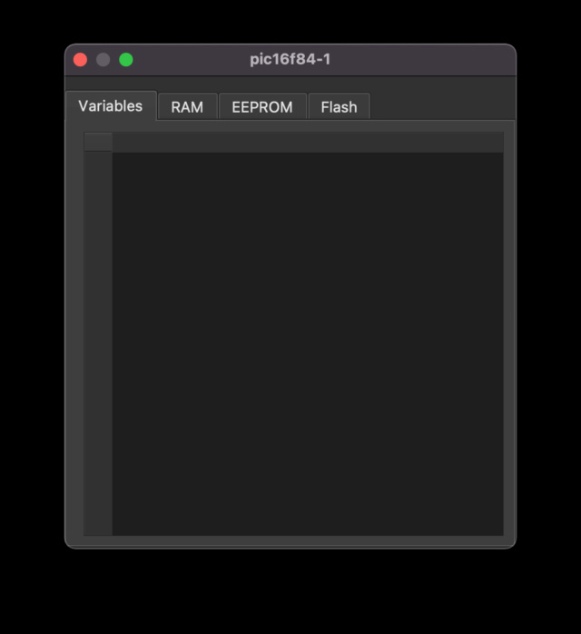 Empty MCU Monitor window Mcu_mo12
