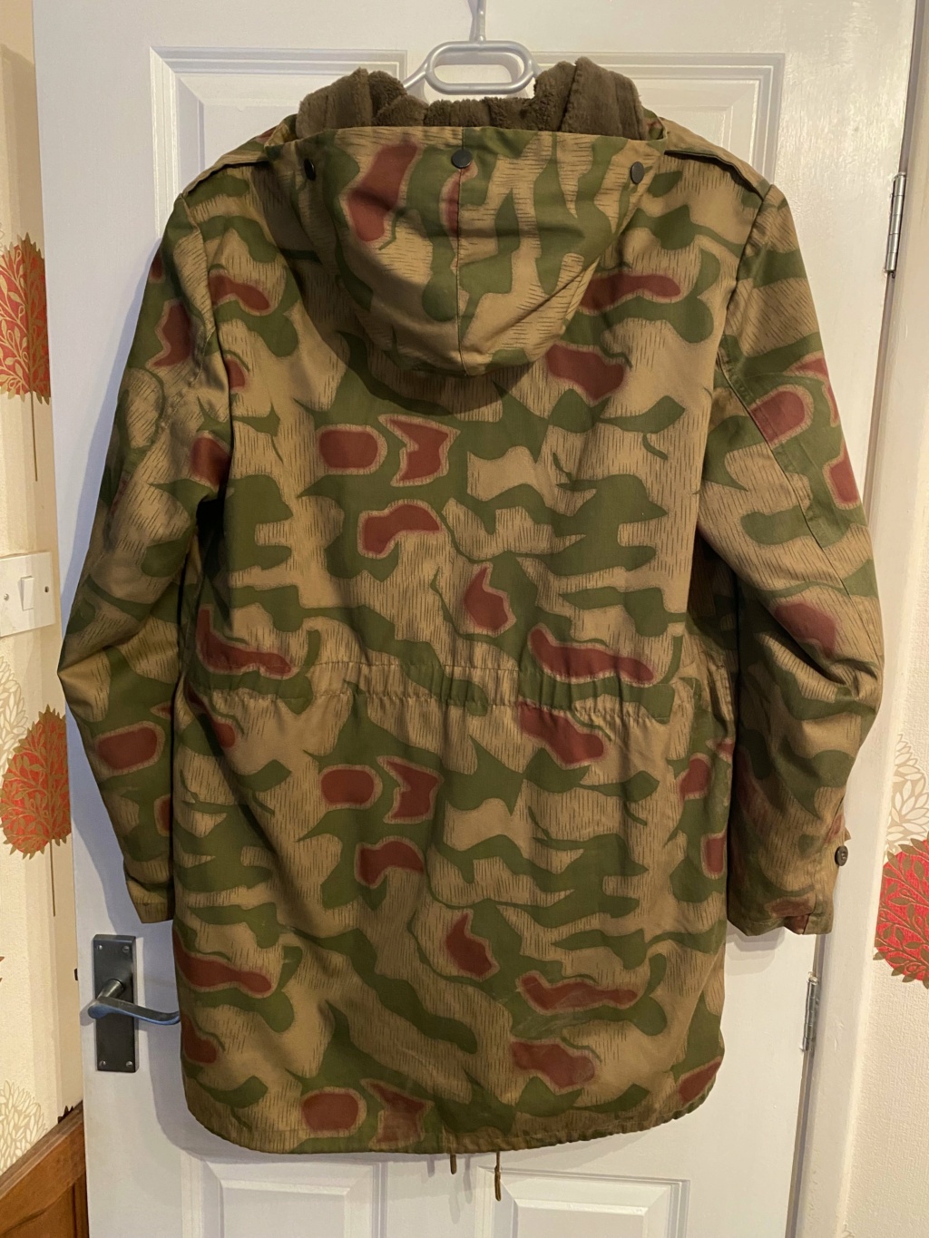 Vintage 1988 West German Military Border Guard Camo Parka Fleece Lined Large Img_0415