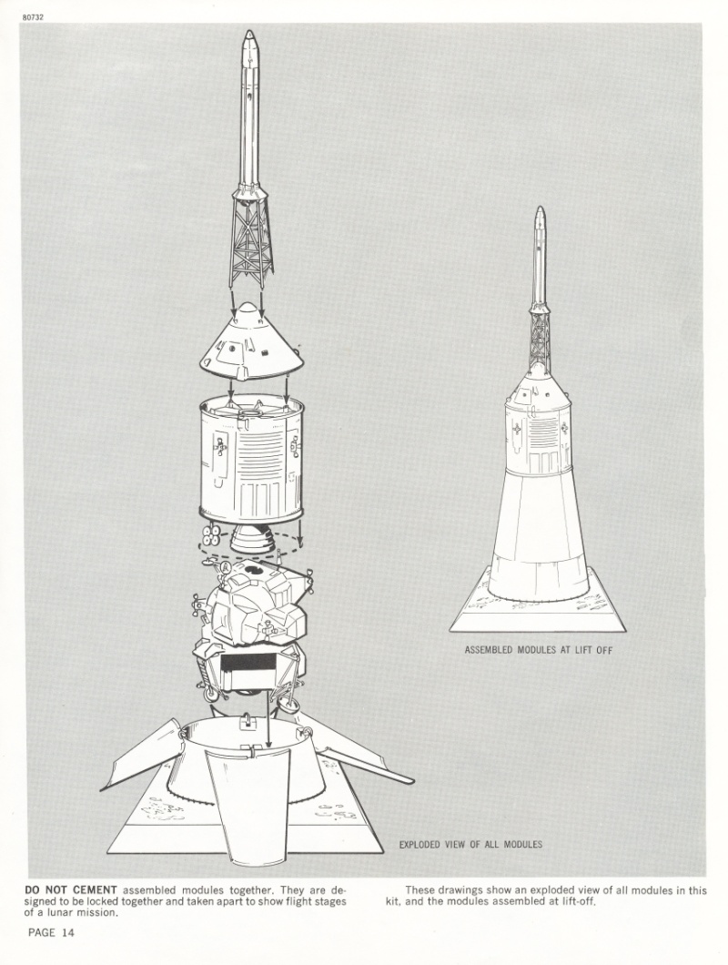 [REVELL] APOLLO Lunar Spacecraft 1/48ème Réf 80732 Apollo10