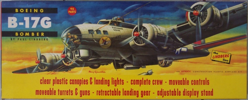 Boeing B -17 Lindberg - [Lindberg] (1/64) Boeing B-17G Flying Fortress (Ref : 525) (1958) B-17g_10