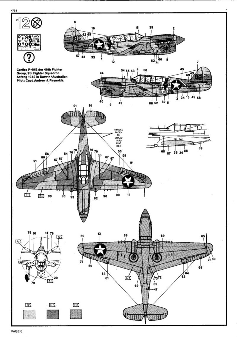 [Revell] Curtiss P-40E Warhawk (réed. 89) Curtis24