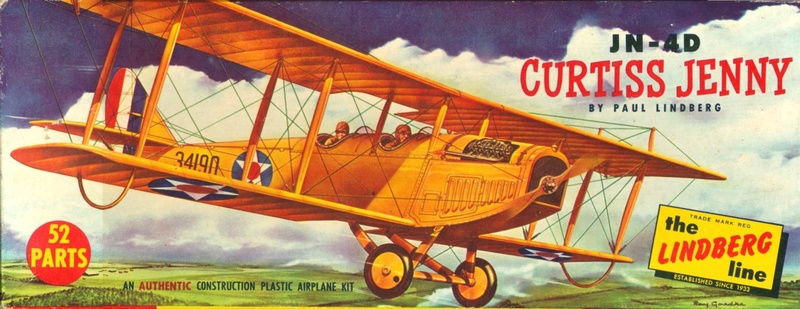 [Lindberg] Curtiss JN-4 Jenny (vers 1959) Curtis25