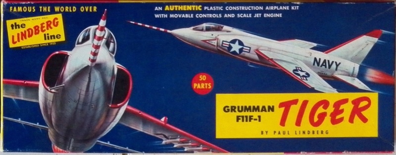 Grumman F9F-9 (F11F) Tiger, Lindberg 1/48, 1955 Grumma10