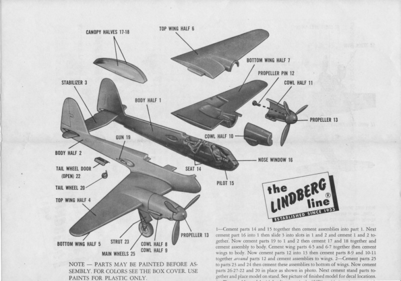 [LINDBERG] MESSERSCHMITT Me 410 A HORNISSE 1/72ème Réf 473 Img_0138