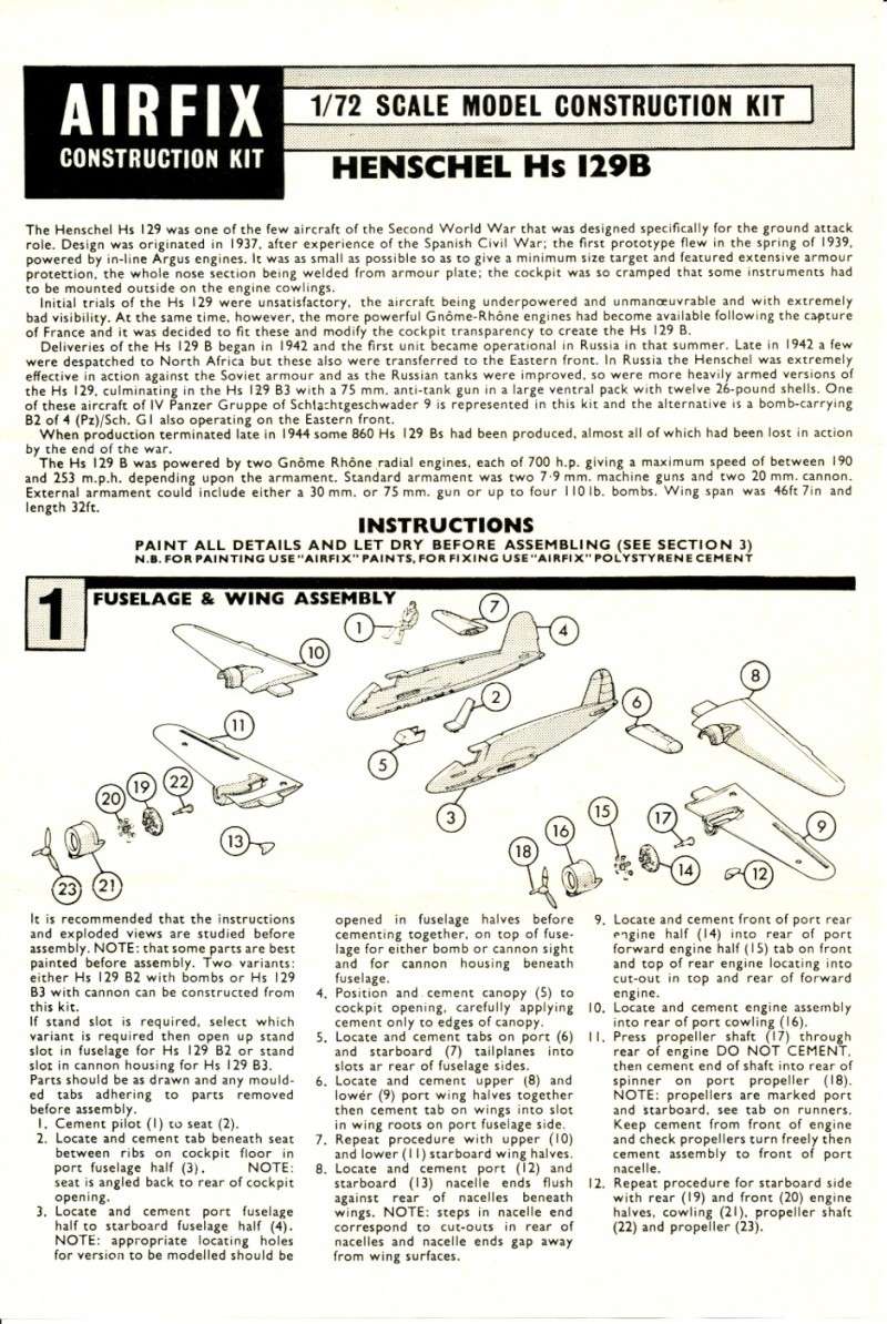 [AIRFIX] HENSCHEL Hs 129 B 1/72ème Réf 262 Img_0149