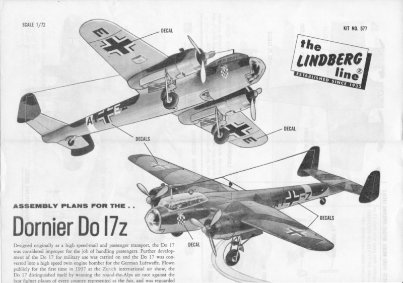 dornier DO 17 Z - [Lindberg] Dornier Do 17 Z (1967) Img_0172