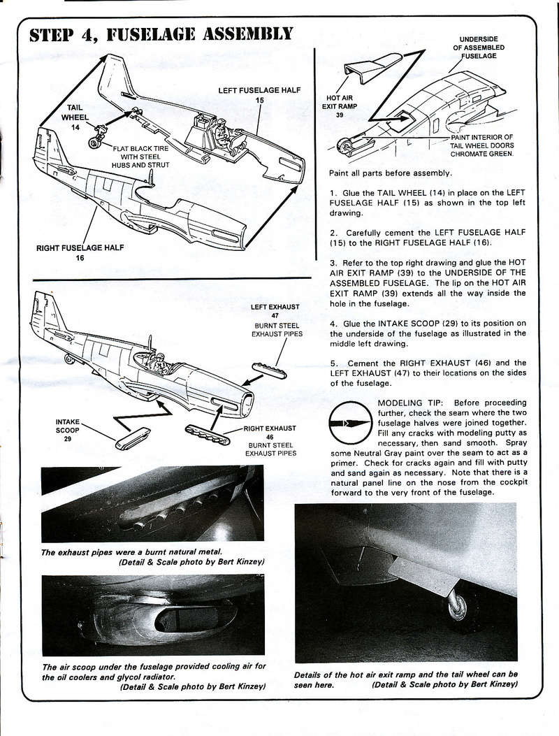 [MONOGRAM] NORTH AMERICAN P-51 B MUSTANG 1/48ème Réf PA136 North_37