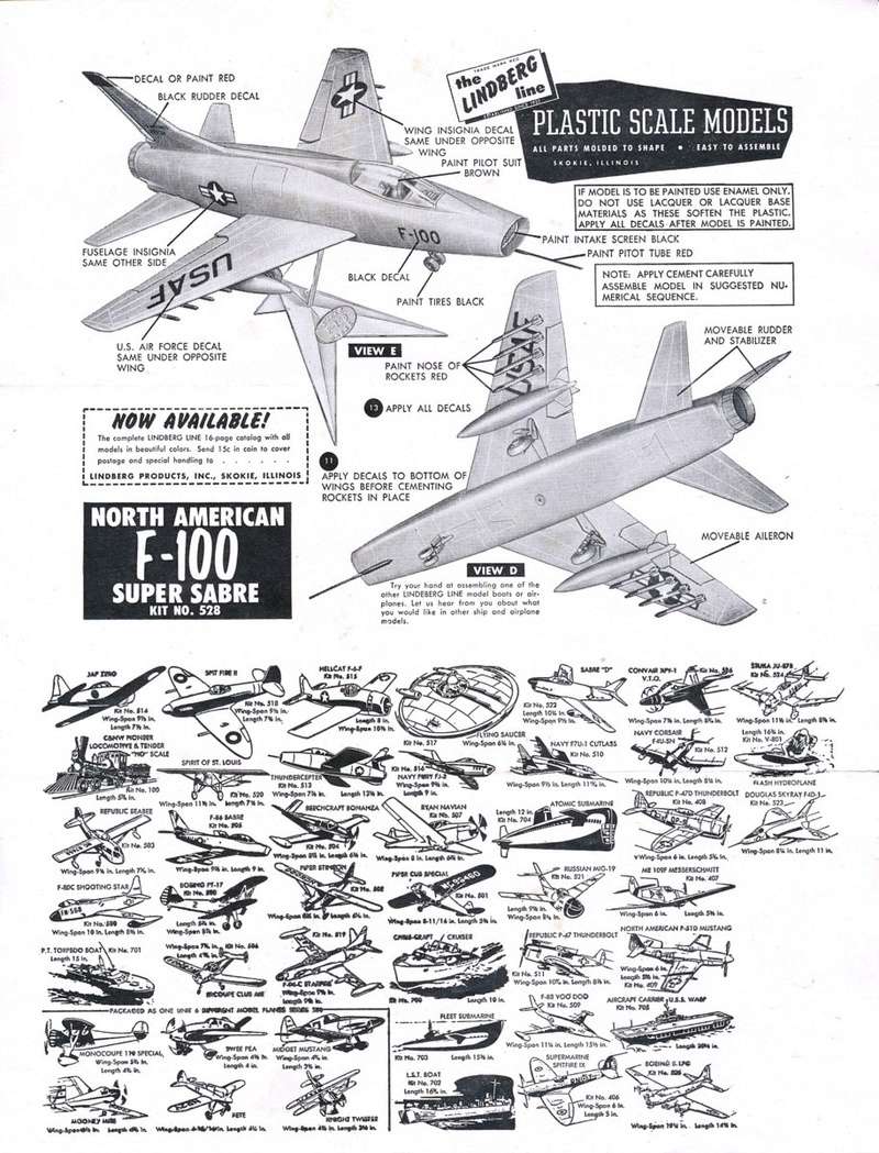 [Lindberg] North American F-100 Super Sabre (vers 1956) North_81