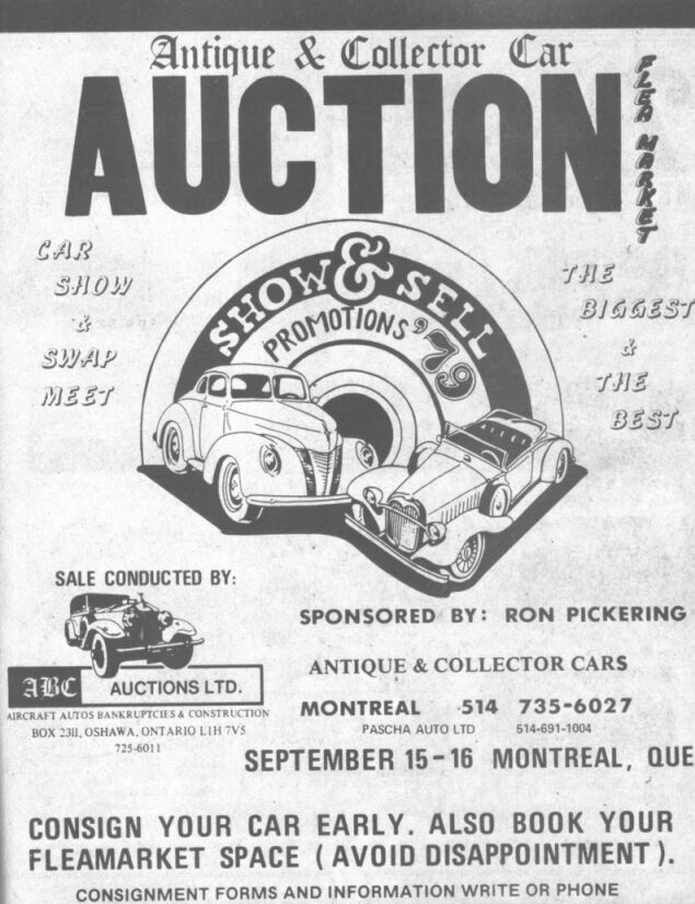 vintage automobile club of montreal Abc19710