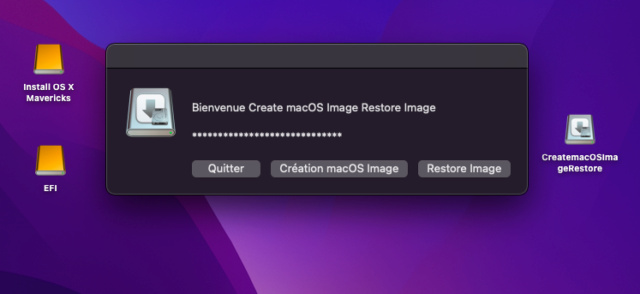 Create macOS Image Restore 225