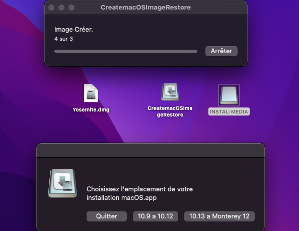 Create macOS Image Restore 915