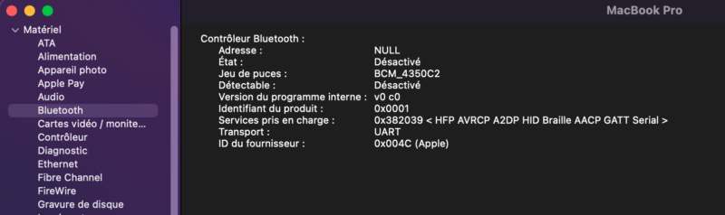 (resolu) Monterey / Bluetooth HP Spectre . Capt1324