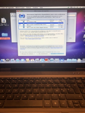 Tuto  Snow Leopard Version Gold Master 10A432 sur HP ProBook 6560b . Img_4520