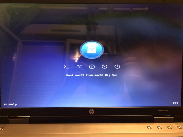 OK pour HP ProBook 6570b i3 / Big Sur et Clover EFI . Img_5122