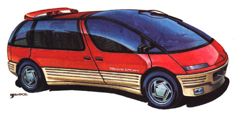 Prototype du Pontiac Trans Sport (Concept Car) 1986 Car16b10