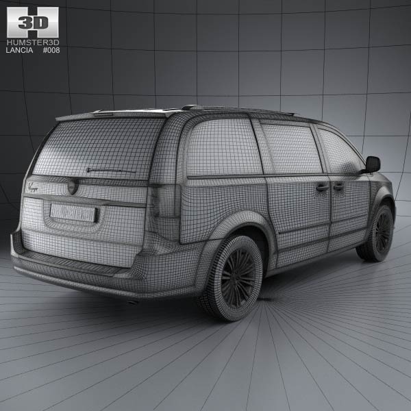 Lancia Voyager en réalisation 3D Lancia13