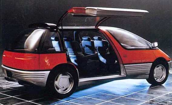 Prototype du Pontiac Trans Sport (Concept Car) 1986 The_bi10